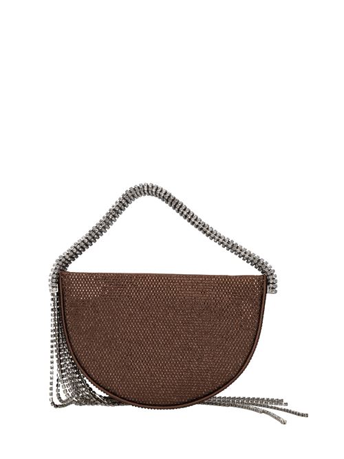Borsa in raso e strass GEDEBE | GABI SATIN CRYSTALMARRONE